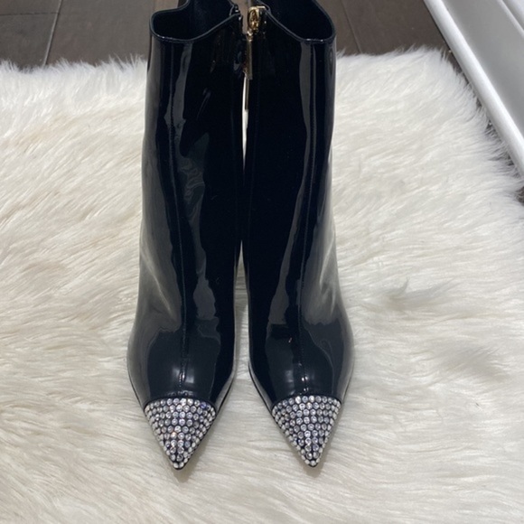 New Dolce & Gabbana Patent Leather ankle boots with fusible rhinestones size 36 - Picture 7 of 17